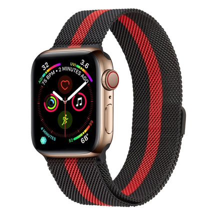 Milanese Stainless Steel Watch Band For Apple Watch Series, 7 45mm / 6&SE&5&4 44mm / 3&2&1 42mm, 7 41mm / 6&SE&5&4 40mm / 3&2&1 38mm - DealBuddy