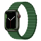 Silicone Magnet Watch Band For Apple Watch Series, 7 45mm / 6&SE&5&4 44mm / 3&2&1 42mm, 7 41mm / 6&SE&5&4 40mm / 3&2&1 38mm - DealBuddy