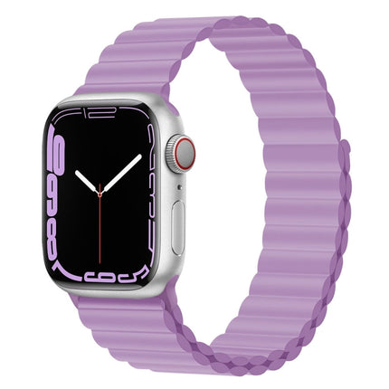 Silicone Magnet Watch Band For Apple Watch Series, 7 45mm / 6&SE&5&4 44mm / 3&2&1 42mm, 7 41mm / 6&SE&5&4 40mm / 3&2&1 38mm - DealBuddy