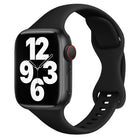 Small Waist Butterfly Buckle Watch Band For Apple Watch Series, 7 45mm / 6&SE&5&4 44mm / 3&2&1 42mm, 7 41mm / 6&SE&5&4 40mm / 3&2&1 38mm - DealBuddy