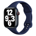 Small Waist Butterfly Buckle Watch Band For Apple Watch Series, 7 45mm / 6&SE&5&4 44mm / 3&2&1 42mm, 7 41mm / 6&SE&5&4 40mm / 3&2&1 38mm - DealBuddy