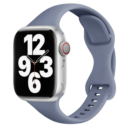Small Waist Butterfly Buckle Watch Band For Apple Watch Series, 7 45mm / 6&SE&5&4 44mm / 3&2&1 42mm, 7 41mm / 6&SE&5&4 40mm / 3&2&1 38mm - DealBuddy