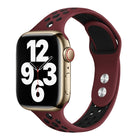 Double Nail Small Waist Watch Band For Apple Watch Series, 7 45mm / 6&SE&5&4 44mm / 3&2&1 42mm, 7 41mm / 6&SE&5&4 40mm / 3&2&1 38mm - DealBuddy