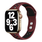 7 41mm / 6&SE&5&4 40mm / 3&2&1 38mm / Wine Red Black