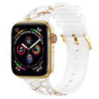 Square Buckle Color Printing Watch Band For Apple Watch Series