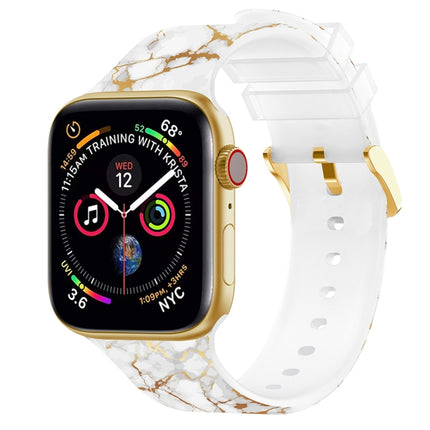 Square Buckle Color Printing Watch Band For Apple Watch Series, 7 45mm / 6&SE&5&4 44mm / 3&2&1 42mm, 7 41mm / 6&SE&5&4 40mm / 3&2&1 38mm - DealBuddy