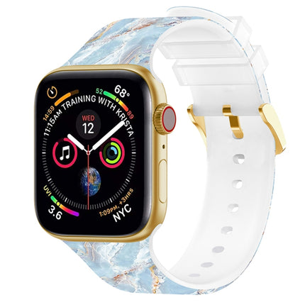 Square Buckle Color Printing Watch Band For Apple Watch Series, 7 45mm / 6&SE&5&4 44mm / 3&2&1 42mm, 7 41mm / 6&SE&5&4 40mm / 3&2&1 38mm - DealBuddy
