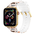 Square Buckle Color Printing Watch Band For Apple Watch Series