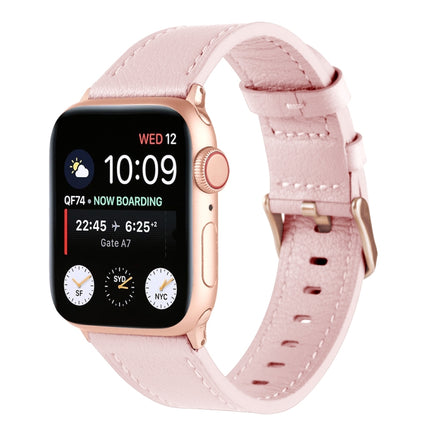 Universal Genuine Leather Watch Band For Apple Watch Series, 7 45mm / 6&SE&5&4 44mm / 3&2&1 42mm, 7 41mm / 6&SE&5&4 40mm / 3&2&1 38mm - DealBuddy