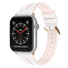 Slim Glitter Watch Band For Apple Watch Series, 7 45mm / 6&SE&5&4 44mm / 3&2&1 42mm, 7 41mm / 6&SE&5&4 40mm / 3&2&1 38mm - DealBuddy