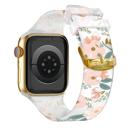Square Buckle Transparent Watch Band For Apple Watch Series, 7 45mm / 6&SE&5&4 44mm / 3&2&1 42mm, 7 41mm / 6&SE&5&4 40mm / 3&2&1 38mm - DealBuddy