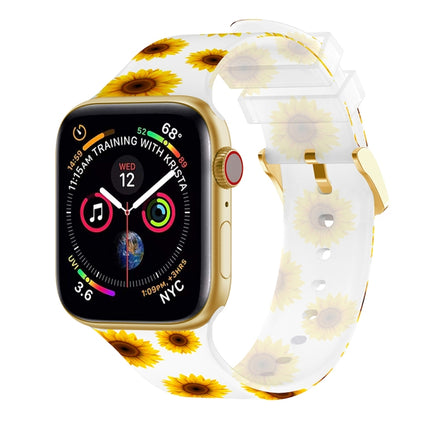Square Buckle Transparent Watch Band For Apple Watch Series, 7 45mm / 6&SE&5&4 44mm / 3&2&1 42mm, 7 41mm / 6&SE&5&4 40mm / 3&2&1 38mm - DealBuddy