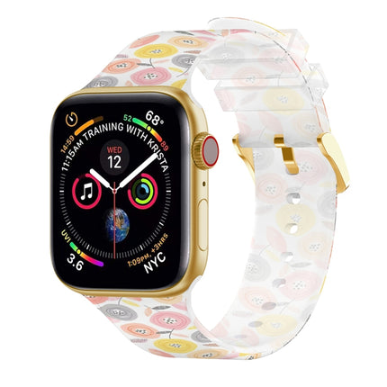 Square Buckle Transparent Watch Band For Apple Watch Series, 7 45mm / 6&SE&5&4 44mm / 3&2&1 42mm, 7 41mm / 6&SE&5&4 40mm / 3&2&1 38mm - DealBuddy