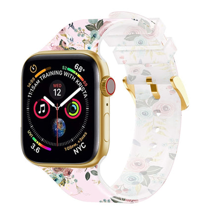 Square Buckle Transparent Watch Band For Apple Watch Series, 7 45mm / 6&SE&5&4 44mm / 3&2&1 42mm, 7 41mm / 6&SE&5&4 40mm / 3&2&1 38mm - DealBuddy