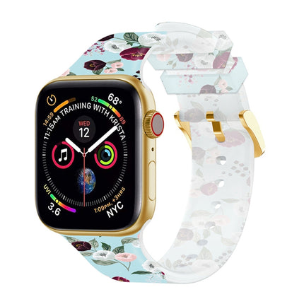 Square Buckle Transparent Watch Band For Apple Watch Series, 7 45mm / 6&SE&5&4 44mm / 3&2&1 42mm, 7 41mm / 6&SE&5&4 40mm / 3&2&1 38mm - DealBuddy