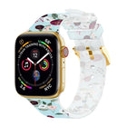 Square Buckle Transparent Watch Band For Apple Watch Series, 7 45mm / 6&SE&5&4 44mm / 3&2&1 42mm, 7 41mm / 6&SE&5&4 40mm / 3&2&1 38mm - DealBuddy