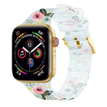 Square Buckle Transparent Watch Band For Apple Watch Series, 7 45mm / 6&SE&5&4 44mm / 3&2&1 42mm, 7 41mm / 6&SE&5&4 40mm / 3&2&1 38mm - DealBuddy