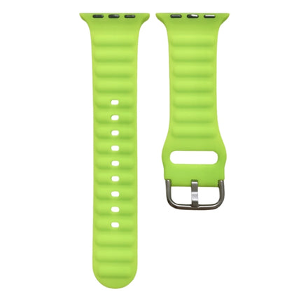 Single Color Silicone Watch Band For Apple Watch Series, 7 45mm / 6&SE&5&4 44mm / 3&2&1 42mm, 7 41mm / 6&SE&5&4 40mm / 3&2&1 38mm - DealBuddy