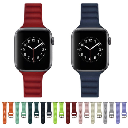 Single Color Silicone Watch Band For Apple Watch Series, 7 45mm / 6&SE&5&4 44mm / 3&2&1 42mm, 7 41mm / 6&SE&5&4 40mm / 3&2&1 38mm - DealBuddy