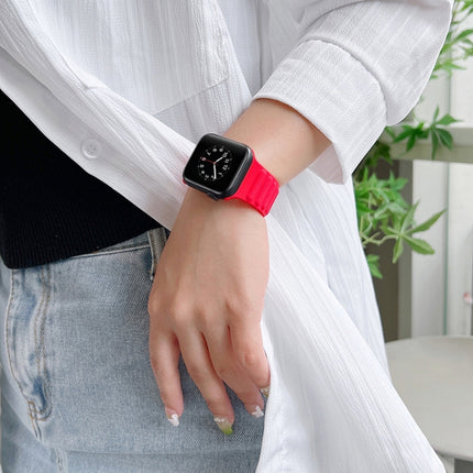 Single Color Silicone Watch Band For Apple Watch Series, 7 45mm / 6&SE&5&4 44mm / 3&2&1 42mm, 7 41mm / 6&SE&5&4 40mm / 3&2&1 38mm - DealBuddy