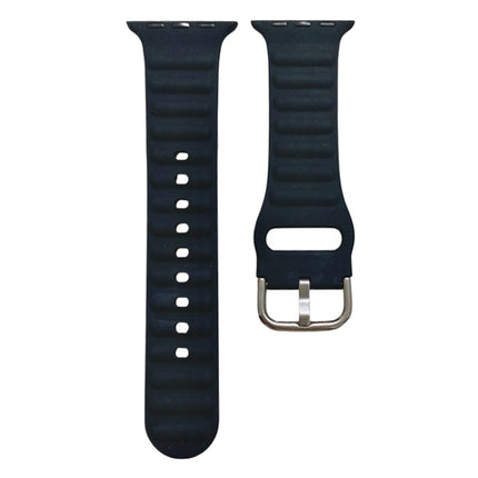 Single Color Silicone Watch Band For Apple Watch Series, 7 45mm / 6&SE&5&4 44mm / 3&2&1 42mm, 7 41mm / 6&SE&5&4 40mm / 3&2&1 38mm - DealBuddy