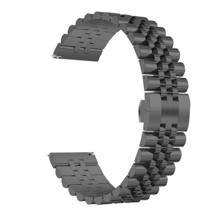 For Samsung Galaxy Watch 5 40mm / 44mm Five-bead Stainless Steel Watch Band