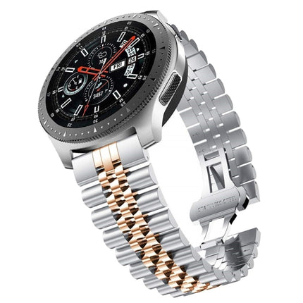 For Samsung Galaxy Watch 5 40mm / 44mm Five-bead Stainless Steel Watch Band - DealBuddy