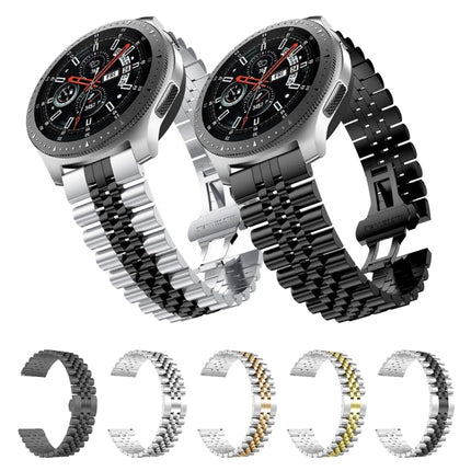 For Samsung Galaxy Watch 5 40mm / 44mm Five-bead Stainless Steel Watch Band - DealBuddy