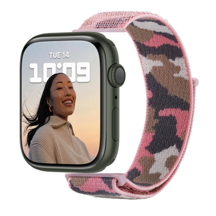 Nylon Loop Watch Band For Apple Watch Series, 7 45mm / 6&SE&5&4 44mm / 3&2&1 42mm, 7 41mm / 6&SE&5&4 40mm / 3&2&1 38mm - DealBuddy