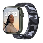 Nylon Loop Watch Band For Apple Watch Series, 7 45mm / 6&SE&5&4 44mm / 3&2&1 42mm, 7 41mm / 6&SE&5&4 40mm / 3&2&1 38mm - DealBuddy