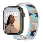 7 45mm / 6&SE&5&4 44mm / 3&2&1 42mm / Light Blue Camouflage
