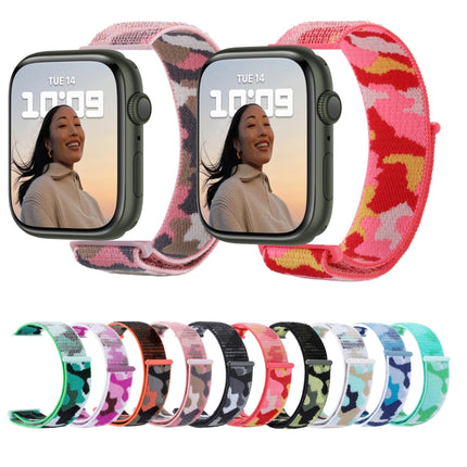 Nylon Loop Watch Band For Apple Watch Series, 7 45mm / 6&SE&5&4 44mm / 3&2&1 42mm, 7 41mm / 6&SE&5&4 40mm / 3&2&1 38mm - DealBuddy