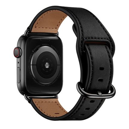 Genuine Leather Watch Band For Apple Watch Series, 7 45mm / 6&SE&5&4 44mm / 3&2&1 42mm, 7 41mm / 6&SE&5&4 40mm / 3&2&1 38mm - DealBuddy