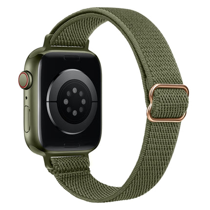 Small Waist Nylon Watch Band For Apple Watch Series, 7 45mm / 6&SE&5&4 44mm / 3&2&1 42mm, 7 41mm / 6&SE&5&4 40mm / 3&2&1 38mm - DealBuddy
