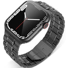 5-bead Stainless Steel Watch Band For Apple Watch Series, 7 45mm / 6&SE&5&4 44mm / 3&2&1 42mm, 7 41mm / 6&SE&5&4 40mm / 3&2&1 38mm - DealBuddy
