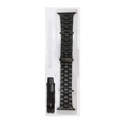 5-bead Stainless Steel Watch Band For Apple Watch Series, 7 45mm / 6&SE&5&4 44mm / 3&2&1 42mm, 7 41mm / 6&SE&5&4 40mm / 3&2&1 38mm - DealBuddy