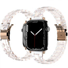 Electroplated Acrylic Watch Band For Apple Watch Series, 7 45mm / 6&SE&5&4 44mm / 3&2&1 42mm, 7 41mm / 6&SE&5&4 40mm / 3&2&1 38mm - DealBuddy