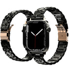 Electroplated Acrylic Watch Band For Apple Watch Series, 7 45mm / 6&SE&5&4 44mm / 3&2&1 42mm, 7 41mm / 6&SE&5&4 40mm / 3&2&1 38mm - DealBuddy