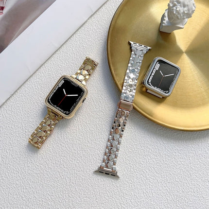Electroplated Acrylic Watch Band For Apple Watch Series, 7 45mm / 6&SE&5&4 44mm / 3&2&1 42mm, 7 41mm / 6&SE&5&4 40mm / 3&2&1 38mm - DealBuddy
