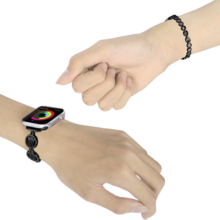 Crystal Texture Metal Watch Band For Apple Watch Series