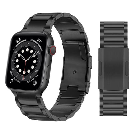 Titanium Alloy Watch Band For Apple Watch Series, 7 45mm / 6&SE&5&4 44mm / 3&2&1 42mm, 7 41mm / 6&SE&5&4 40mm / 3&2&1 38mm - DealBuddy