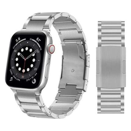 Titanium Alloy Watch Band For Apple Watch Series, 7 45mm / 6&SE&5&4 44mm / 3&2&1 42mm, 7 41mm / 6&SE&5&4 40mm / 3&2&1 38mm - DealBuddy