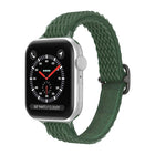 Wave Small Waist Nylon Watch Band For Apple Watch Series, 7 45mm / 6&SE&5&4 44mm / 3&2&1 42mm, 7 41mm / 6&SE&5&4 40mm / 3&2&1 38mm - DealBuddy
