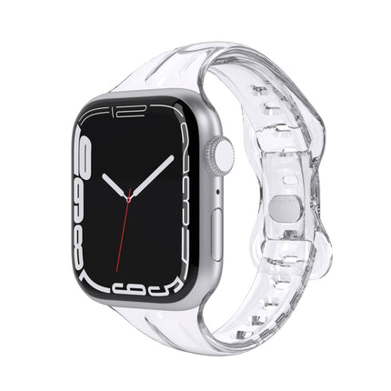 TPU 8-buckle Watch Band For Apple Watch Series, 7 45mm / 6&SE&5&4 44mm / 3&2&1 42mm, 7 41mm / 6&SE&5&4 40mm / 3&2&1 38mm - DealBuddy