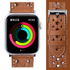 Genuine Leather Woven Watch Strap For Apple Watch Series, 7 45mm / 6&SE&5&4 44mm / 3&2&1 42mm, 7 41mm / 6&SE&5&4 40mm / 3&2&1 38mm - DealBuddy