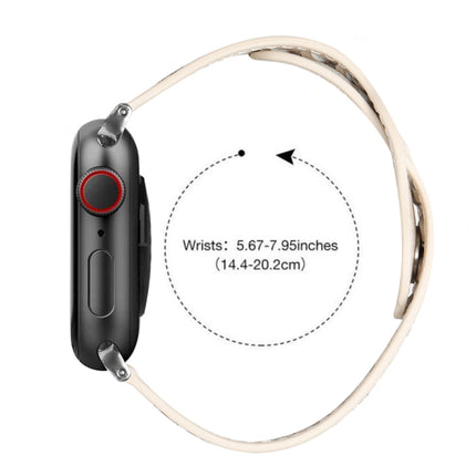 Woven Watch Strap For Apple Watch Series, 7 45mm / 6&SE&5&4 44mm / 3&2&1 42mm, 7 41mm / 6&SE&5&4 40mm / 3&2&1 38mm - DealBuddy