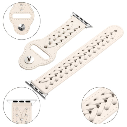 Woven Watch Strap For Apple Watch Series, 7 45mm / 6&SE&5&4 44mm / 3&2&1 42mm, 7 41mm / 6&SE&5&4 40mm / 3&2&1 38mm - DealBuddy