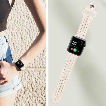 Woven Watch Strap For Apple Watch Series, 7 45mm / 6&SE&5&4 44mm / 3&2&1 42mm, 7 41mm / 6&SE&5&4 40mm / 3&2&1 38mm - DealBuddy