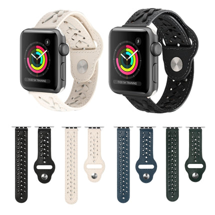 Woven Watch Strap For Apple Watch Series, 7 45mm / 6&SE&5&4 44mm / 3&2&1 42mm, 7 41mm / 6&SE&5&4 40mm / 3&2&1 38mm - DealBuddy