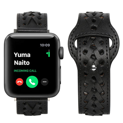 Woven Watch Strap For Apple Watch Series, 7 45mm / 6&SE&5&4 44mm / 3&2&1 42mm, 7 41mm / 6&SE&5&4 40mm / 3&2&1 38mm - DealBuddy
